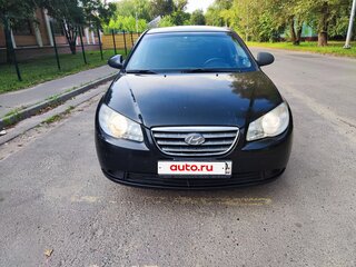 2008 Hyundai Elantra IV (HD), чёрный, 330000 рублей, вид 2