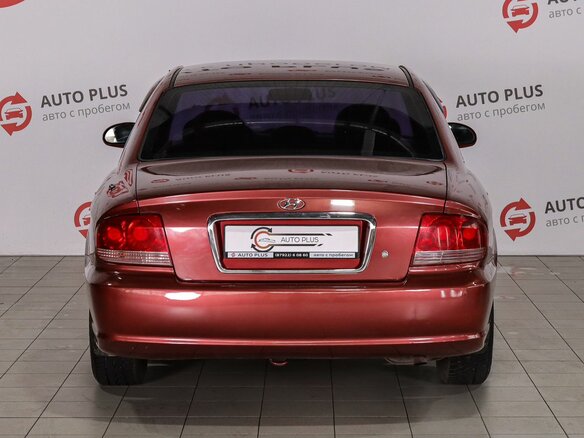2006 Hyundai Sonata ТагАЗ IV (EF) Рестайлинг, красный, 499000 рублей - вид 3