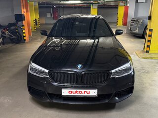 2017 BMW 5 серии 540i xDrive VII (G30/G31/G38), чёрный, 3499000 рублей, вид 4