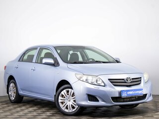 2008 Toyota Corolla AMT X (E140, E150), голубой, 829000 рублей, вид 1