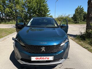 2021 Peugeot 3008 II Рестайлинг, синий, 1650000 рублей, вид 2
