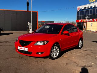 2007 Mazda 3 I (BK) Рестайлинг, красный, 600000 рублей, вид 4