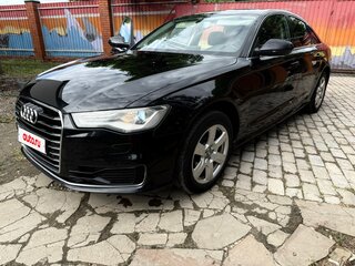 2015 Audi A6 IV (C7) Рестайлинг, чёрный, 1870000 рублей, вид 1
