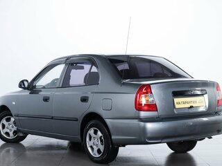 2004 Hyundai Accent ТагАЗ II, серый, 359000 рублей, вид 4