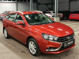 2019 Lada (ВАЗ) Vesta SW I, красный, 995000 рублей, вид 3
