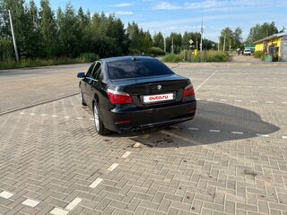 2008 BMW 5 серии 525i V (E60/E61) Рестайлинг, чёрный, 860000 рублей, вид 2