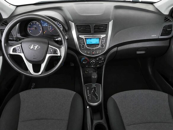 2012 Hyundai Solaris I, серебристый, 825000 рублей - вид 8