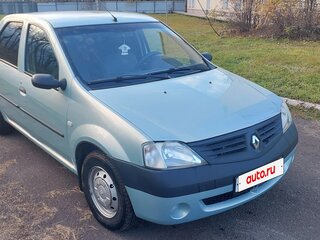 2007 Renault Logan I, зелёный, 350000 рублей, вид 4