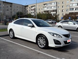 2011 Mazda 6 II (GH) Рестайлинг, белый, 1099000 рублей, вид 3