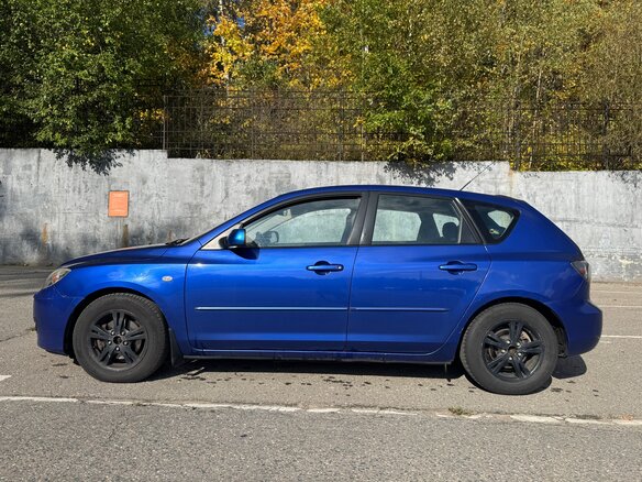 2008 Mazda 3 I (BK) Рестайлинг, синий, 500000 рублей - вид 7