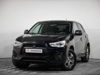 2014 Mitsubishi ASX I Рестайлинг, чёрный, 1049777 рублей, вид 1