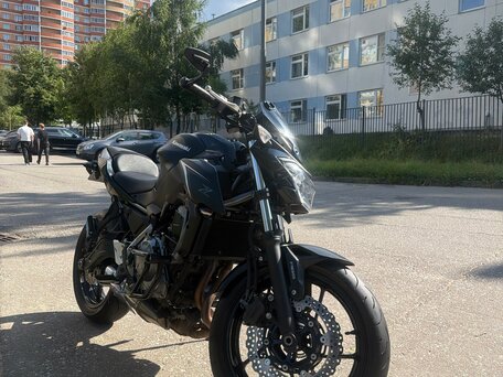 2017 Kawasaki Z 650, чёрный, 699999 рублей, вид 4