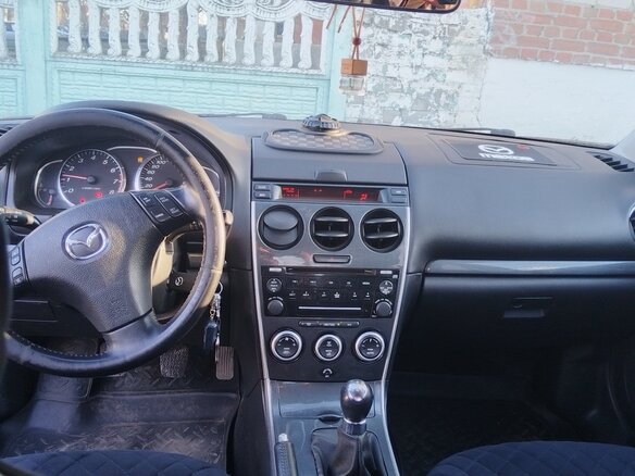 2005 Mazda 6 I (GG) Рестайлинг, серый, 370000 рублей - вид 5