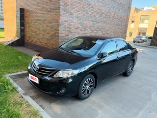 2012 Toyota Corolla X (E140, E150) Рестайлинг, чёрный, 1350000 рублей, вид 2