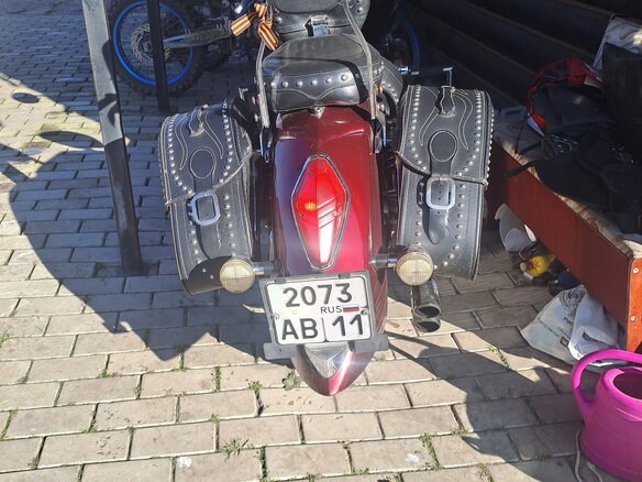 2006 Honda VTX 1300, красный, 700000 рублей