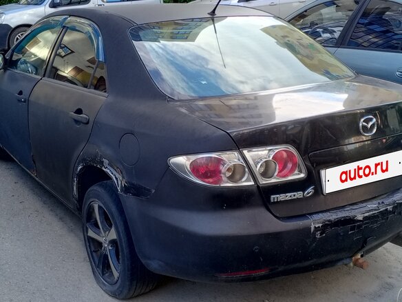 2006 Mazda 6 I (GG) Рестайлинг, чёрный, 120000 рублей - вид 2