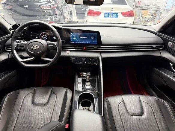 2022 Hyundai Elantra VII (CN7), белый, 1450000 рублей - вид 9
