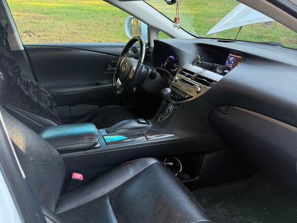 2012 Lexus RX 450h III Рестайлинг, белый, 2900000 рублей - вид 8