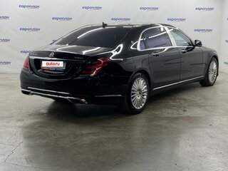 2019 Mercedes-Benz Maybach S-Класс 560 I (X222) Рестайлинг, чёрный, 7600000 рублей, вид 3