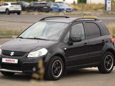 2009 Suzuki SX4 I (Classic), чёрный, 900000 рублей, вид 1