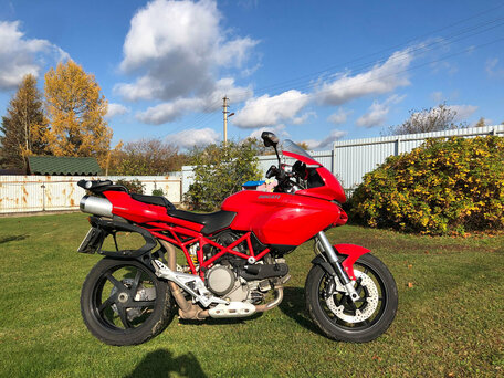 2007 Ducati Multistrada 1100, красный, 400000 рублей, вид 2