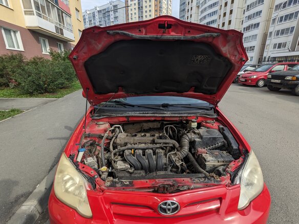 2005 Toyota Corolla IX (E120, E130) Рестайлинг, красный, 480000 рублей - вид 14