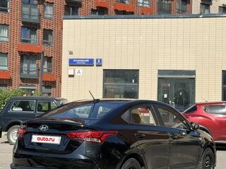 2021 Hyundai Solaris II Рестайлинг, чёрный, 1100000 рублей, вид 4