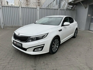 2014 Kia Optima III Рестайлинг, белый, 1175000 рублей, вид 1