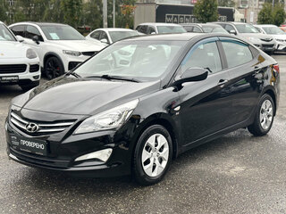 2016 Hyundai Solaris I Рестайлинг, чёрный, 1090000 рублей, вид 1