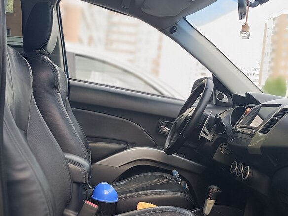 2007 Mitsubishi Outlander II, синий, 600000 рублей - вид 7
