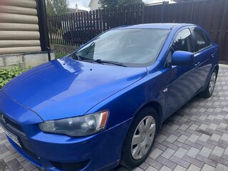 2010 Mitsubishi Lancer X, синий, 580000 рублей, вид 2