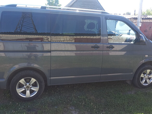 2011 Volkswagen Caravelle T5 Рестайлинг, серый, 1650000 рублей - вид 8