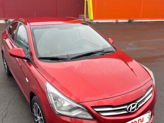 2015 Hyundai Solaris I Рестайлинг, красный, 1000000 рублей, вид 5