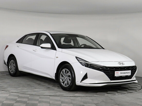 2021 Hyundai Elantra VII (CN7), белый - вид 2