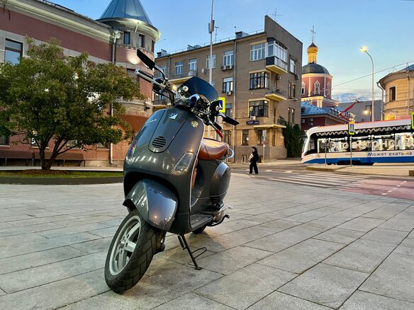 2002 Vespa LXV 125, фиолетовый, 264000 рублей - вид 14