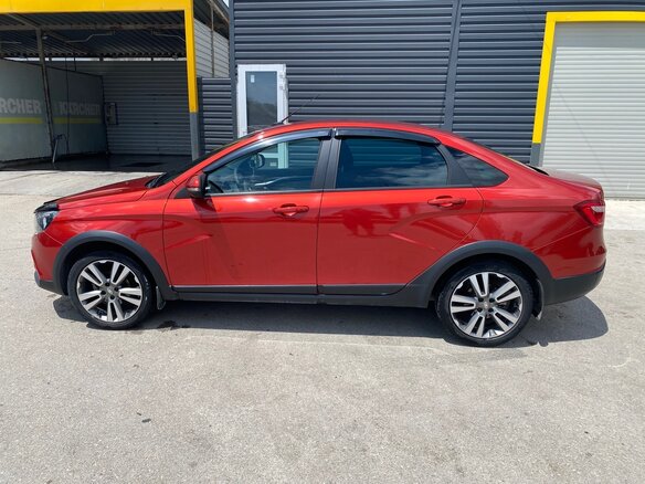2018 Lada (ВАЗ) Vesta Cross I, красный, 1150000 рублей - вид 5