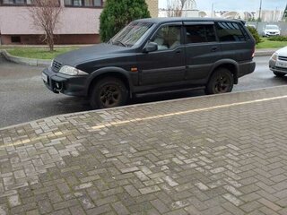 2001 SsangYong Musso I Рестайлинг, чёрный, 800000 рублей, вид 4