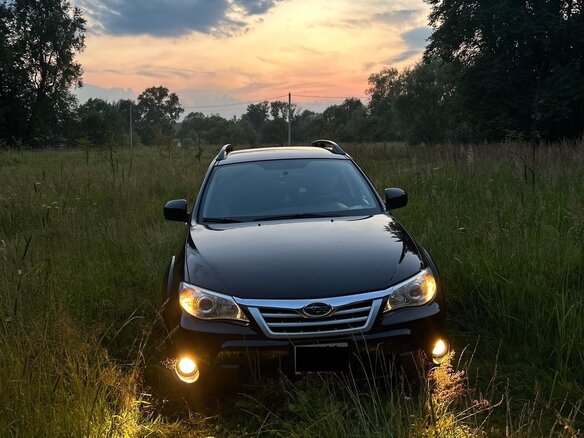 2010 Subaru Impreza XV III, чёрный, 860000 рублей - вид 1
