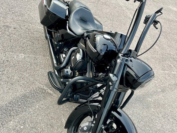 2015 Harley-Davidson Road King, чёрный, 1300000 рублей - вид 6