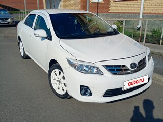 2010 Toyota Corolla X (E140, E150) Рестайлинг, белый, 1000000 рублей, вид 4