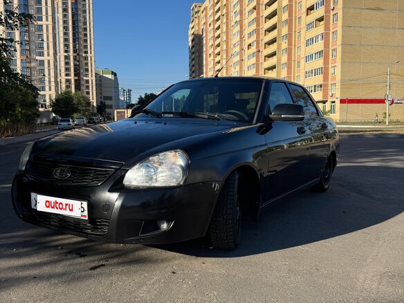 2012 Lada (ВАЗ) Priora I, чёрный - вид 1