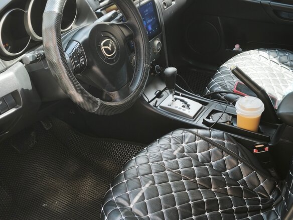 2005 Mazda 3 I (BK), серый, 400000 рублей - вид 4