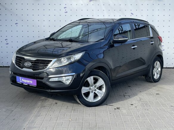 2012 Kia Sportage III, чёрный