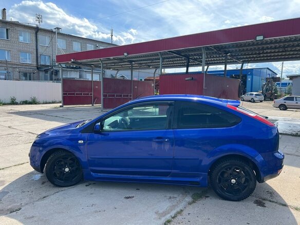2007 Ford Focus II, синий - вид 4