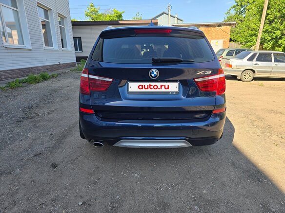 2017 BMW X3 20d xDrive II (F25) Рестайлинг, синий, 2850000 рублей - вид 8
