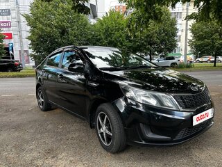 2012 Kia Rio III, чёрный, 739000 рублей, вид 4
