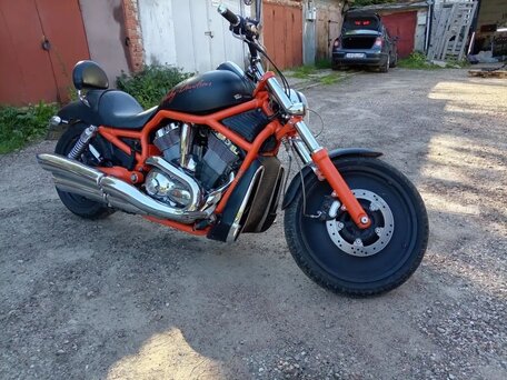 2004 Harley-Davidson V-Rod, оранжевый, 650000 рублей, вид 5