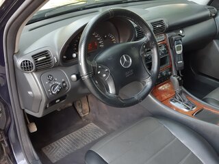 2001 Mercedes-Benz C-Класс 180 II (W203), синий, 595000 рублей, вид 5