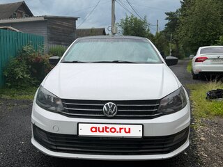 2018 Volkswagen Polo V Рестайлинг, белый, 570000 рублей, вид 3