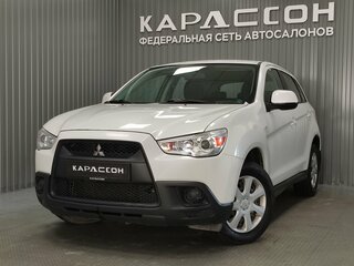 2012 Mitsubishi ASX I Рестайлинг, белый, 765000 рублей, вид 1